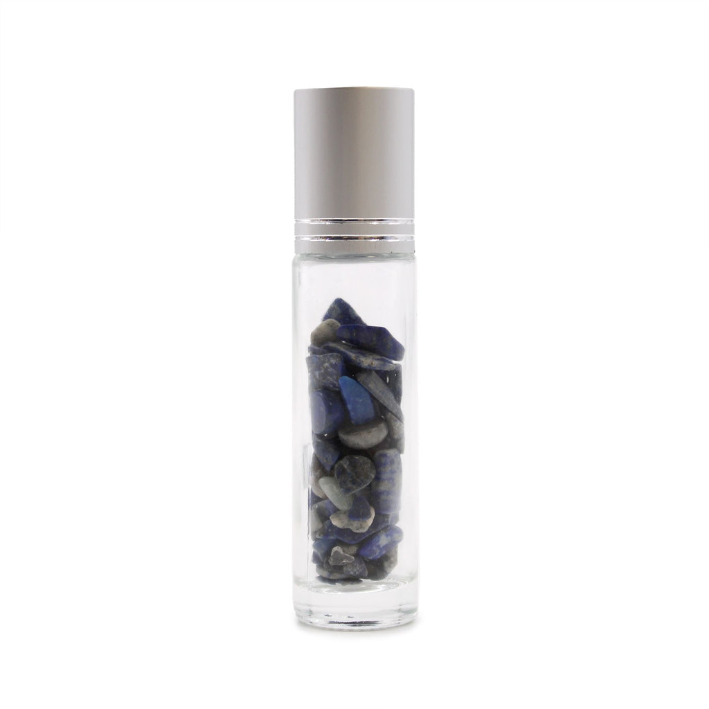 Sodalite Roller Bottle with Silver Cap - 5ml – view 4
