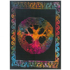 Cotton Wall Art (78x112cm) - Tree with Adam & Eve