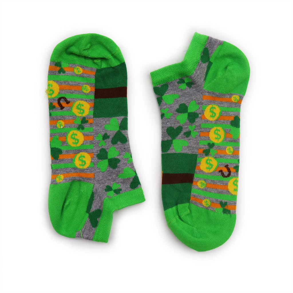 Hop Hare Bamboo Low Trainer Socks - Lucky Symbols – view 4