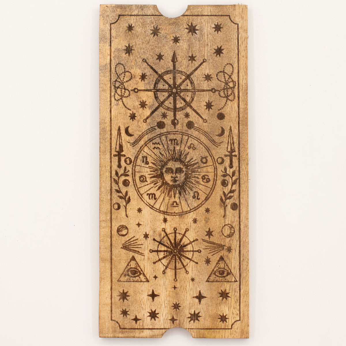 Wide Four Section Tarot Box with Card Holder – view 2