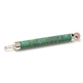 Verdant Heart Wand - Ruby Fuchsite and Rose Quartz Sphere - 23cm