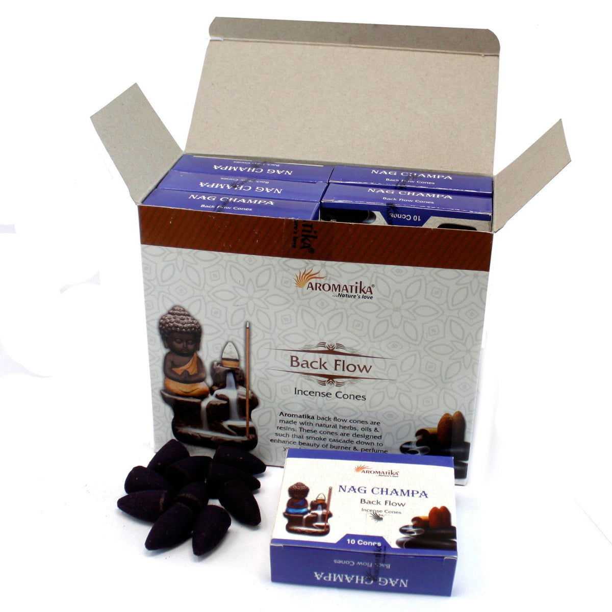 Aromatika Backflow Incense Cones - Sandalwood – view 3