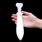 Selenite Ritual Knife, Spiral Handle, 25cm – view 7
