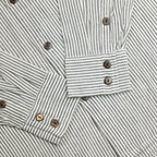 Nomad Sari Grandad Shirt - Grey Stone - Medium – view 5