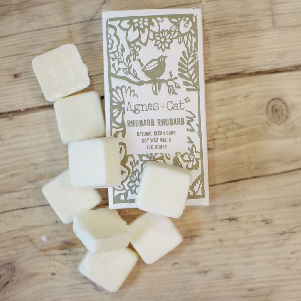 Agnes + Cat Rhubarb Rhubarb Soy Wax Melts, Box of 8 – view 3