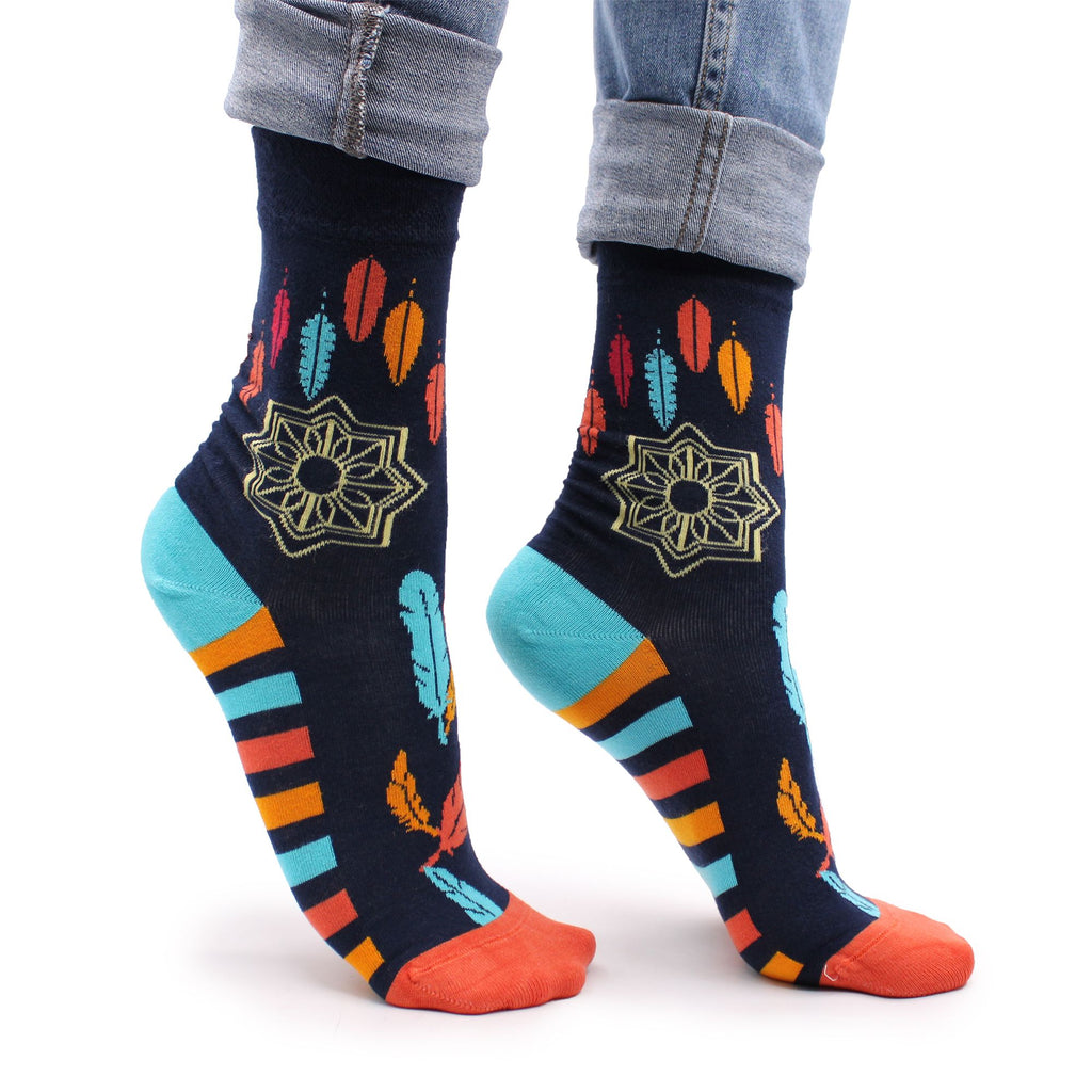Hop Hare Bamboo Socks Dreamcatcher Print (36-40) – view 3