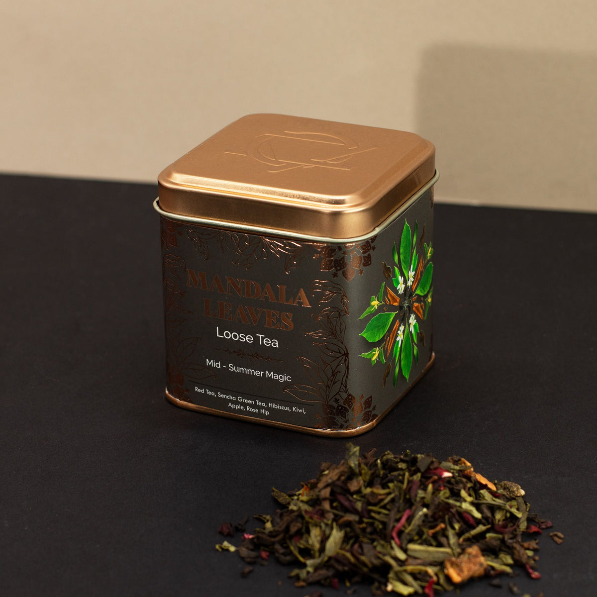 Mid-Summer Magic Fruity Red & Green Tea Tin 50g – view 7