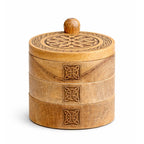 Celtic Carved 3 Tier Revolving Box – view 2