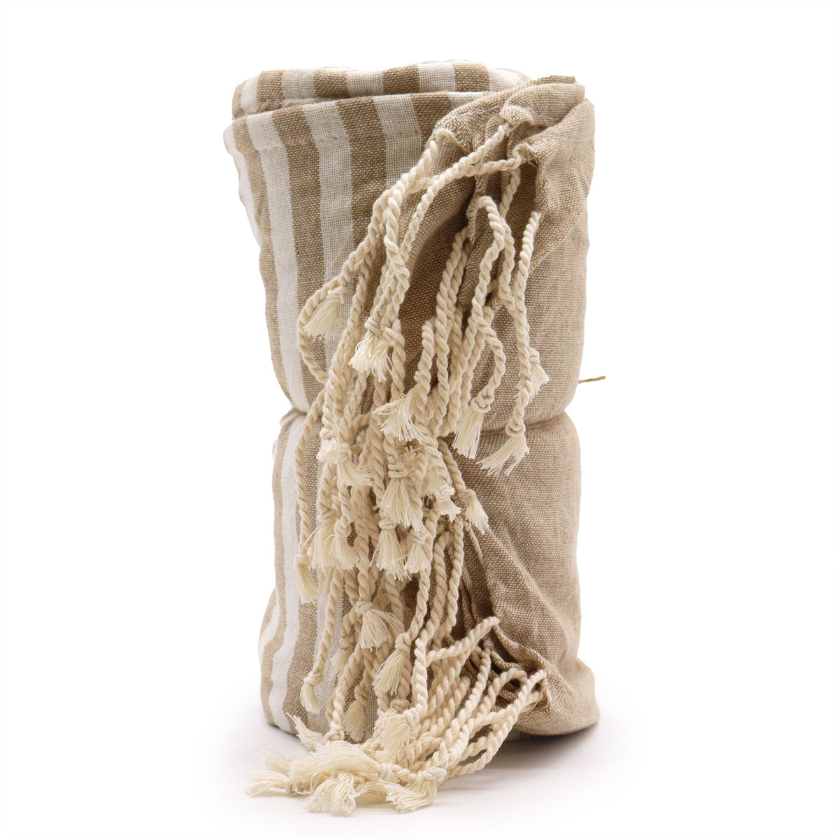 Cotton Pareo Towel - 100x180 cm - Warm Sand – view 5