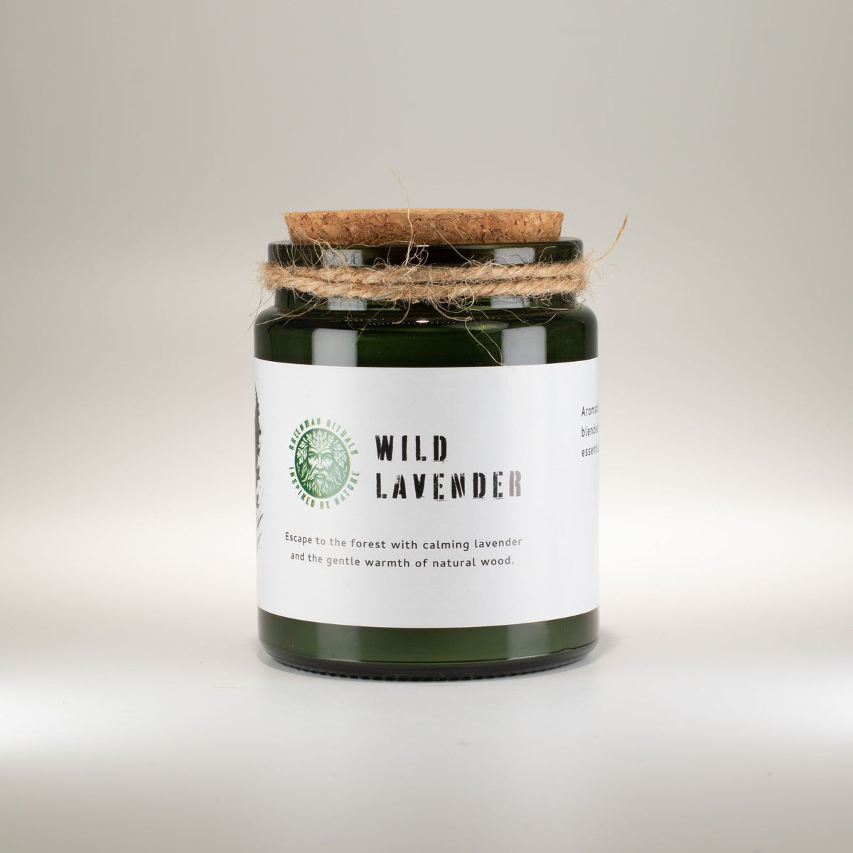 Greenman Woodwick Soy Candle - Wild Lavender – view 4