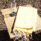 Cotton Pareo Throw - 100x180 cm - Sunny Yellow