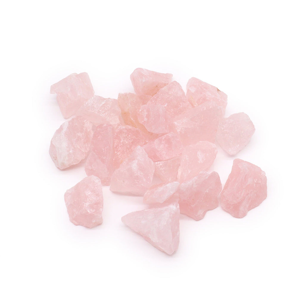 Raw Rose Quartz Crystal Chunks, 500g