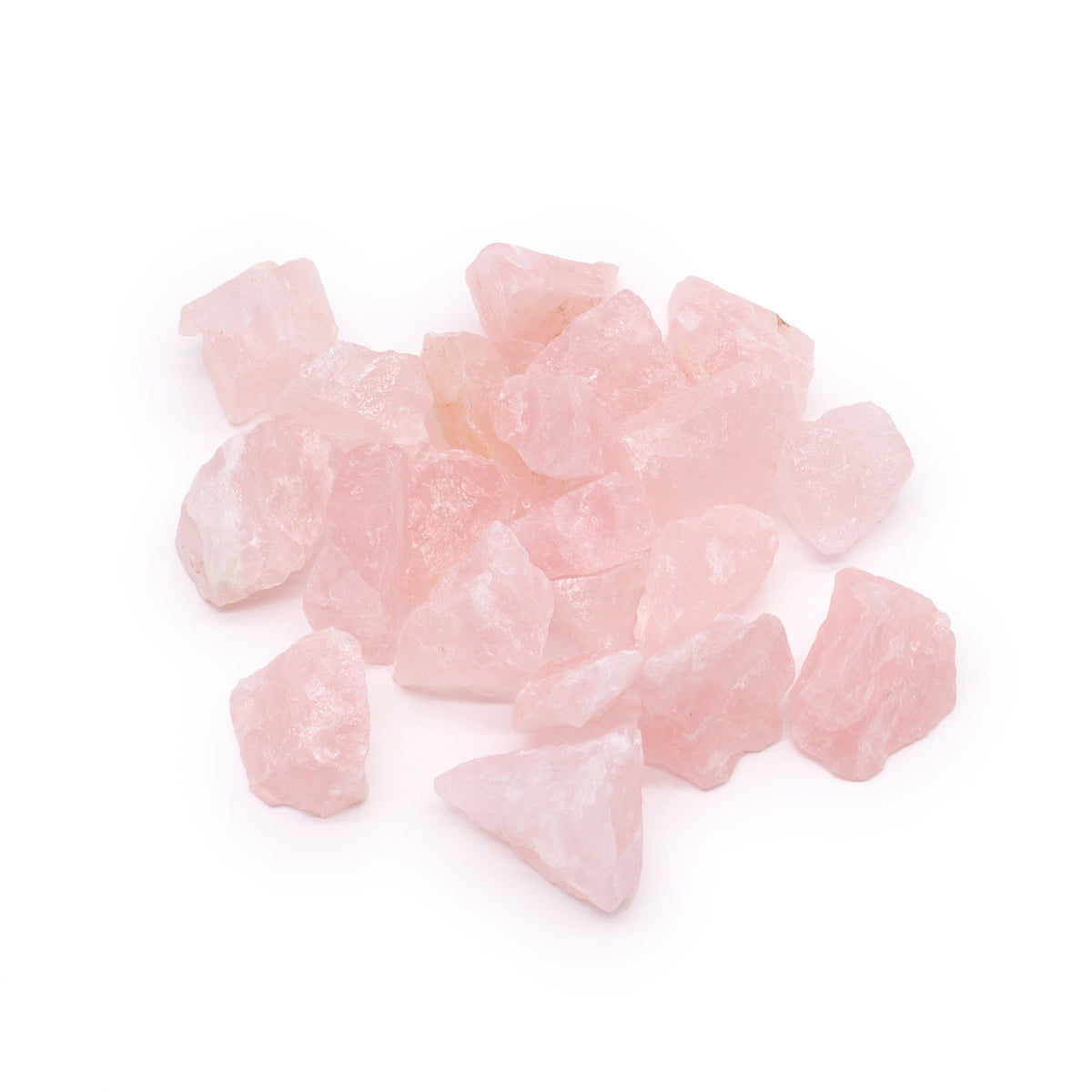 Raw Rose Quartz Crystal Chunks, 500g