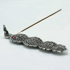 Polished Buddha Long Incense Holder 20cm – view 2