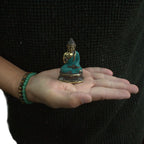Brass Sitting Buddha Statue – Mini, Hand Raised – view 2