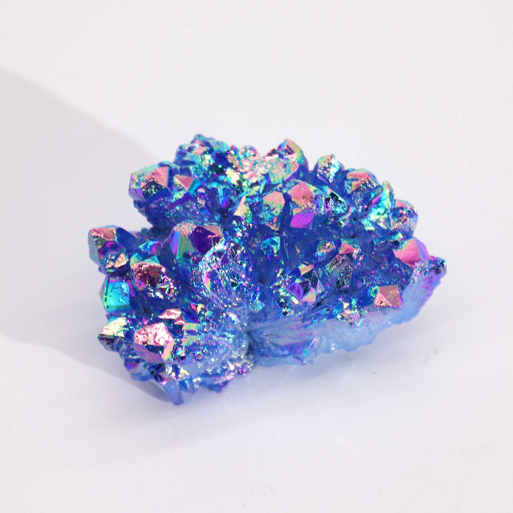 Aura Aqua Halo Quartz Cluster, approx 100-150g 7-10cm – view 2
