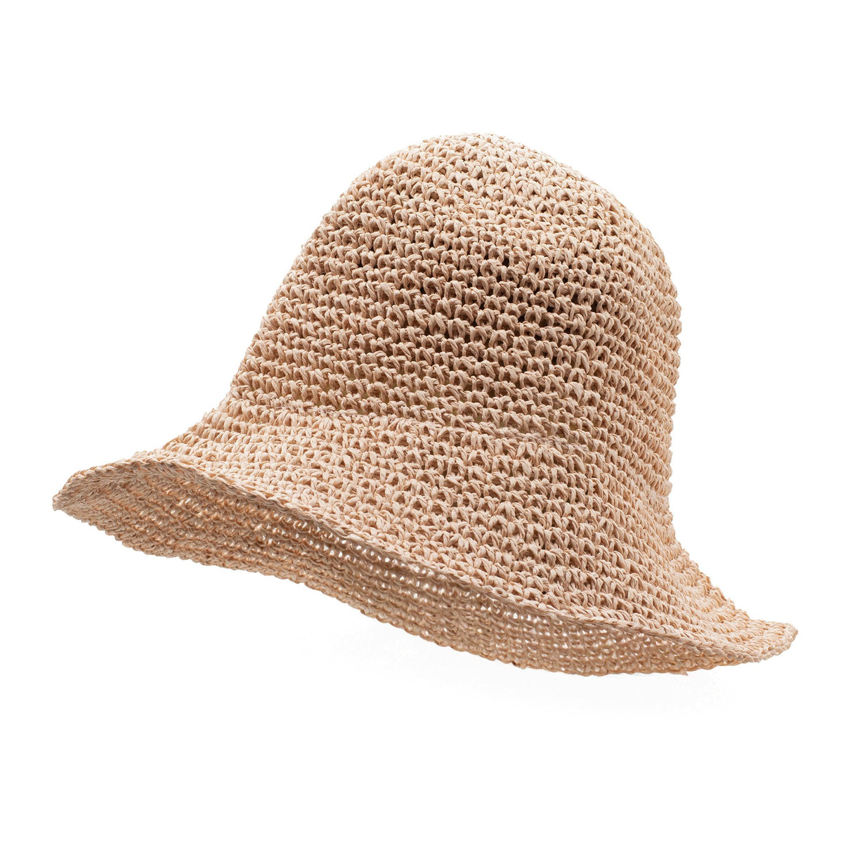 Nomad Sari Floppy Straw Sun Hat - Rose Blush – view 5