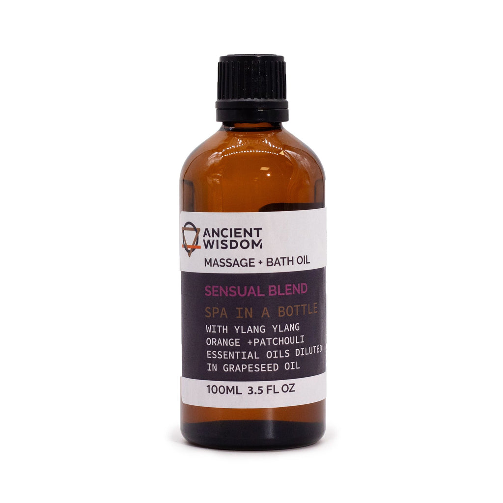 Sensual Massage Oil with Ylang Ylang, Orange & Patchouli - 100ml