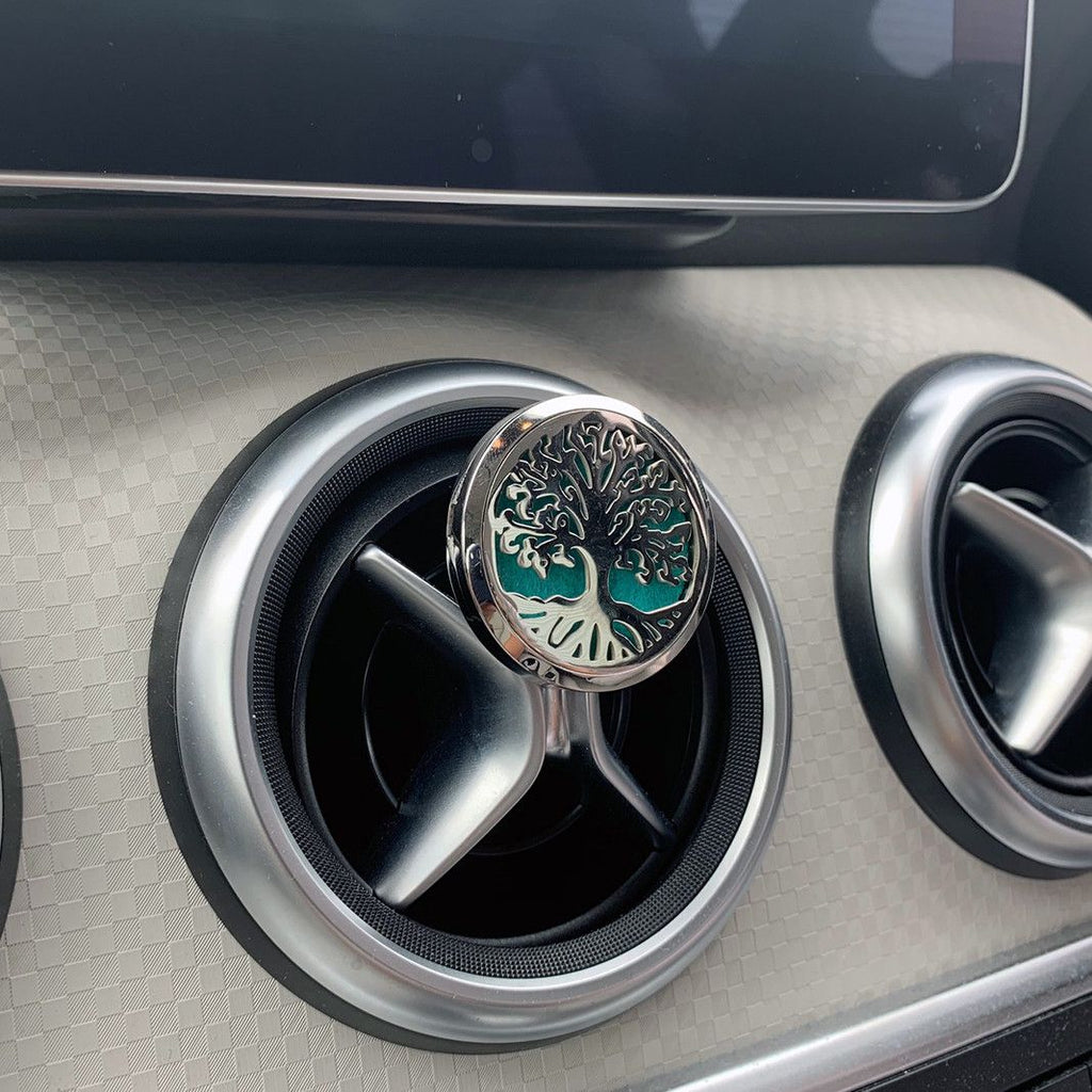 Yoga Chakra Car Diffuser Kit - 30mm Pewter Style Locket – view 8
