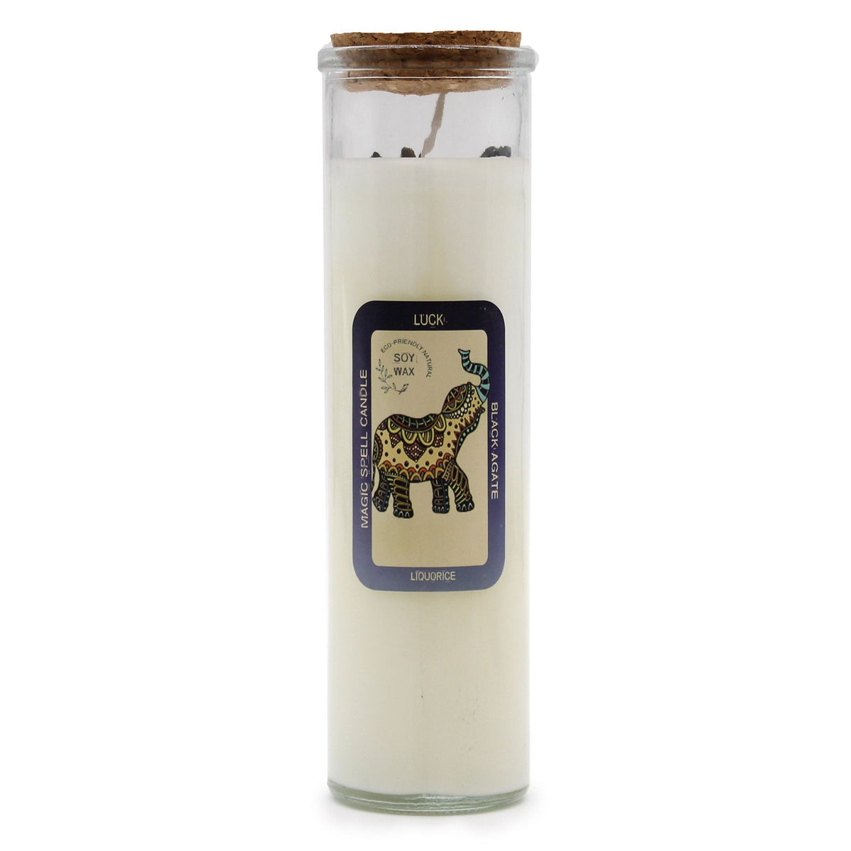 Magic Spell Candle in Glass Jar - Luck