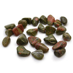 Bag of 24 Small African Unakite Tumble Stones – view 2