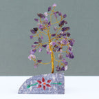 Amethyst Gemstone Tree - 80 Stones - 15.5cm – view 2
