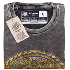 Nomad Sari Stonewashed T-Shirt - Chakra - Dark Grey - Large