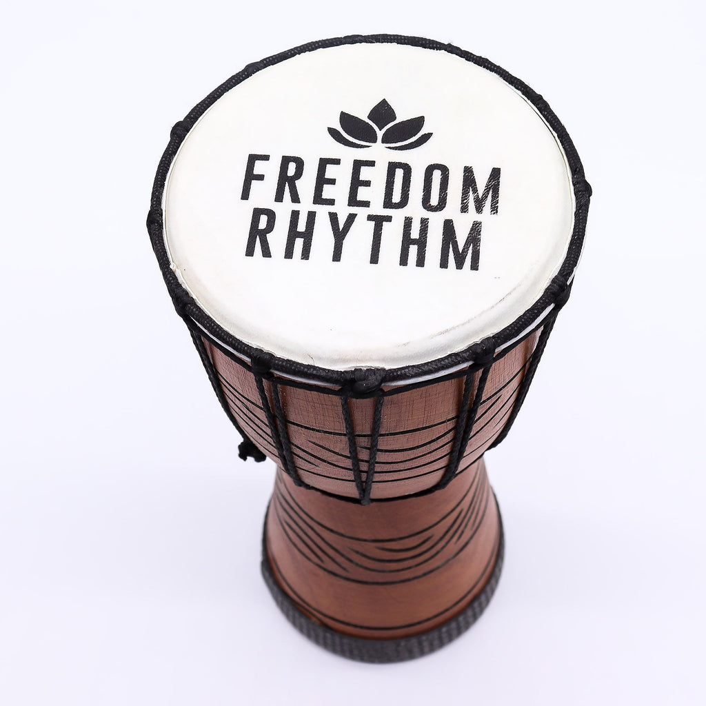 Freedom Rhythm Djembe Drum - Small 30cm, 15cm Head
