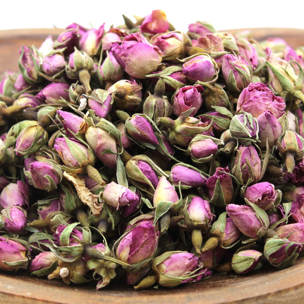 Dried Pink Rose Buds, 500g Bag – view 4