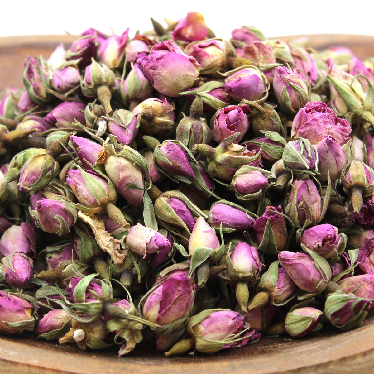 Dried Pink Rose Buds, 500g Bag – view 4