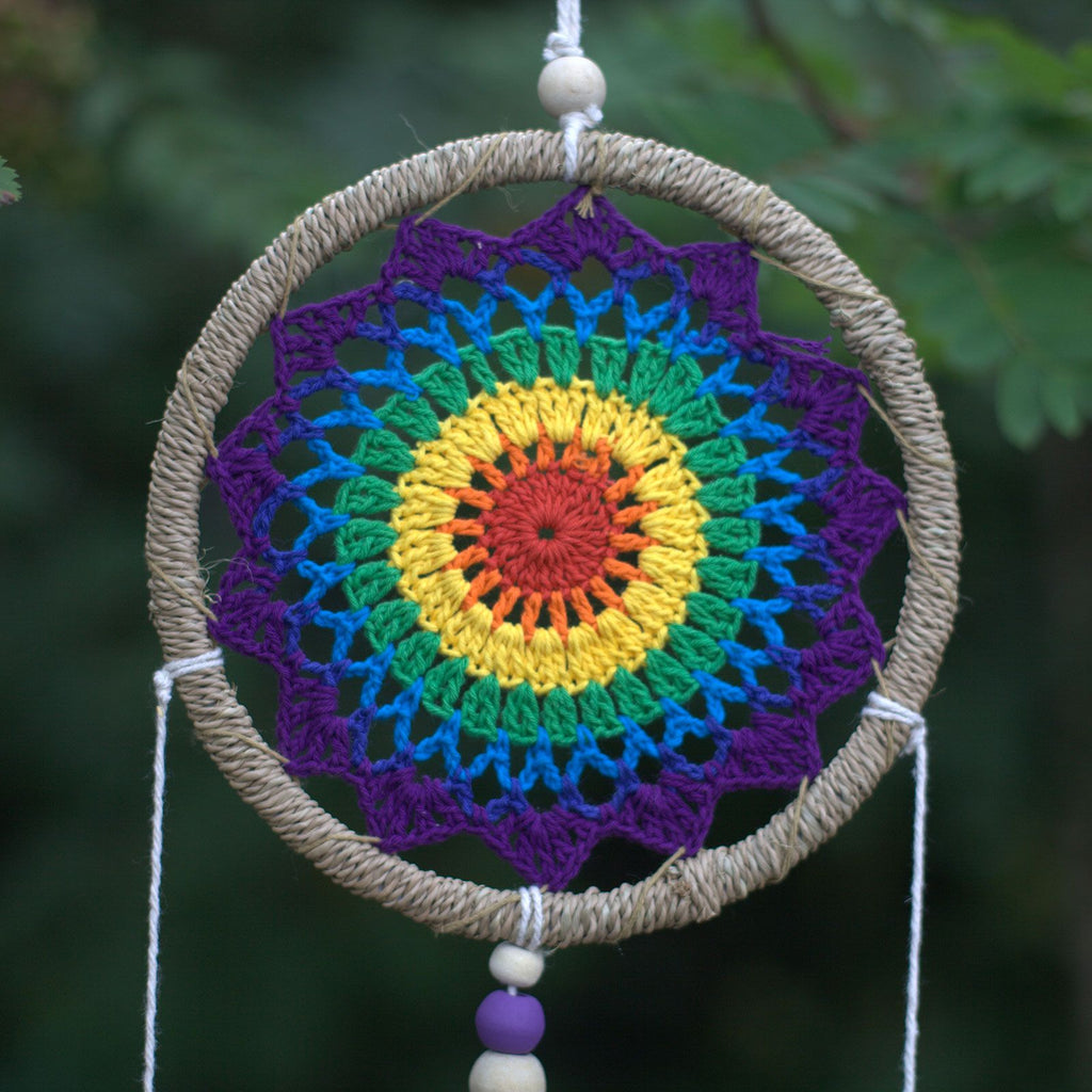 Medium Rainbow Dream Catcher - Elemental Spirits – view 4