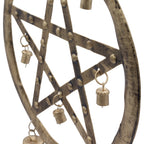 Iron Pentagon Wind Chime with Cow Bells, 25x49cm – view 7