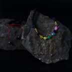 Chakra Lava Stone Necklace 42cm - Emotional Healing – view 5