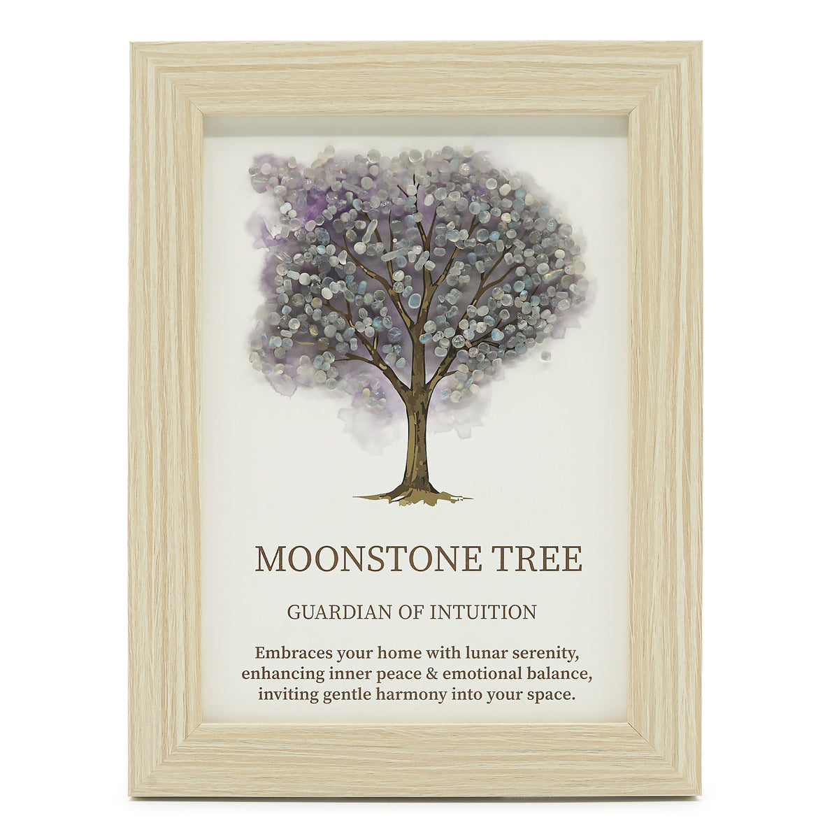Gemstone Tree of Life Picture 20x14.7cm - Moonstone – view 2