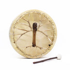 Spirit of the Eagle Shaman Drum with Carved Beater - 40cm – view 4