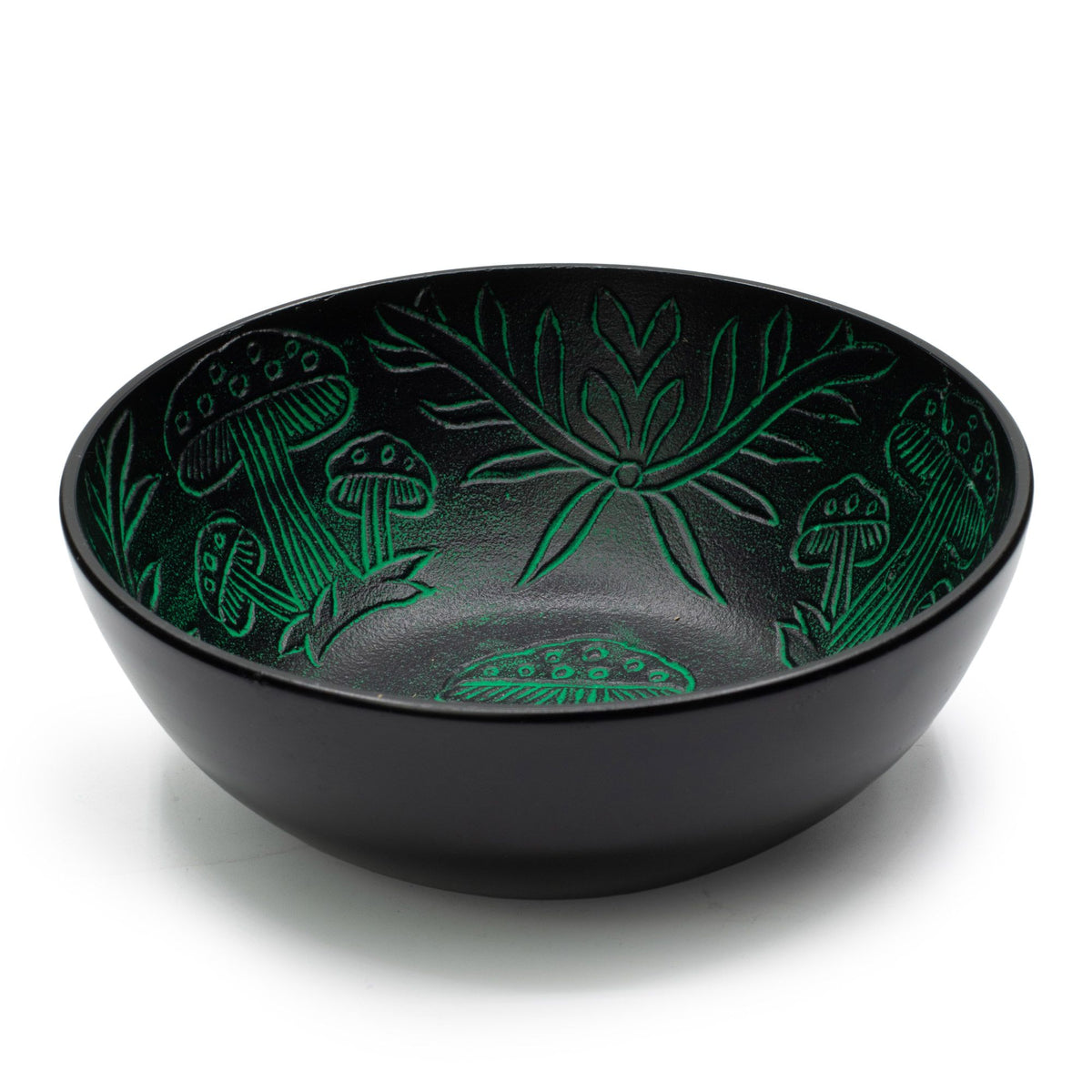 Aluminium Singing Bowl - Magic Mushroom - Green (20cm) – view 6