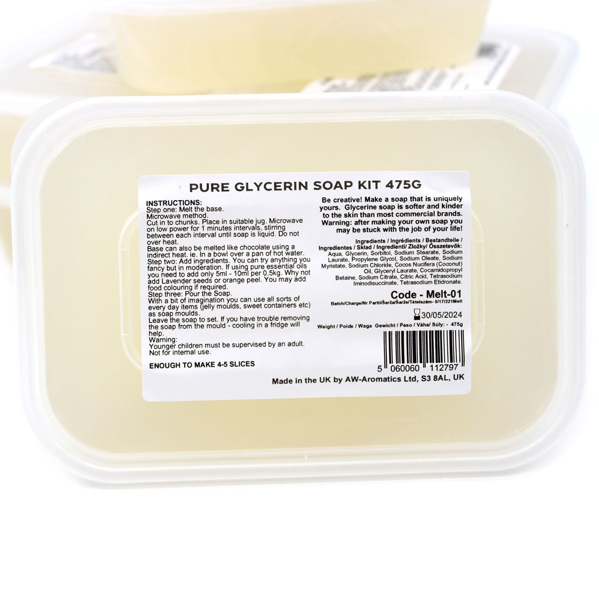 Melt and Pour 475g Soap Kit – view 3