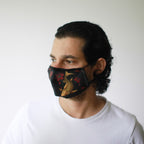 Reusable Fashion Face Covering - Golden Fish Print – view 4