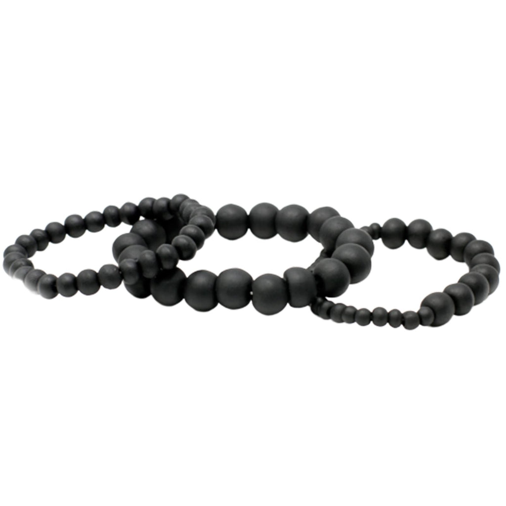 Blackwood Beads Bracelet Set, 3 Pieces – view 3
