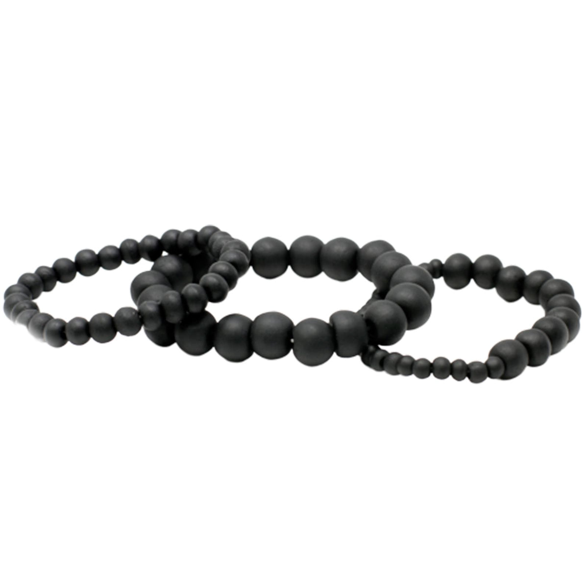 Blackwood Beads Bracelet Set, 3 Pieces – view 3