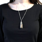 Bottled Gemstones Necklace - Tiger Eye – view 3