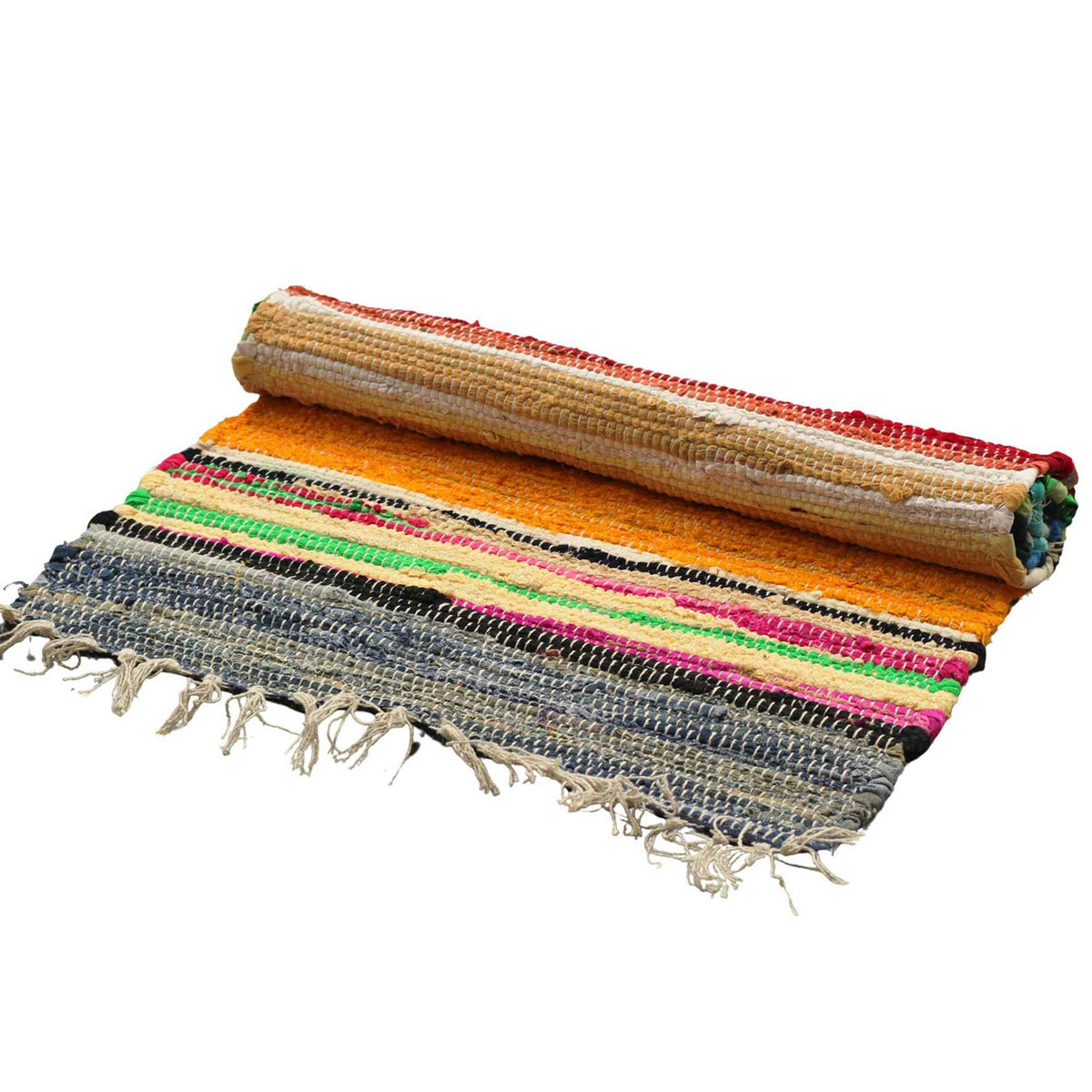 Room Rag Rug, Rainbow Colours - 150 x 200cm