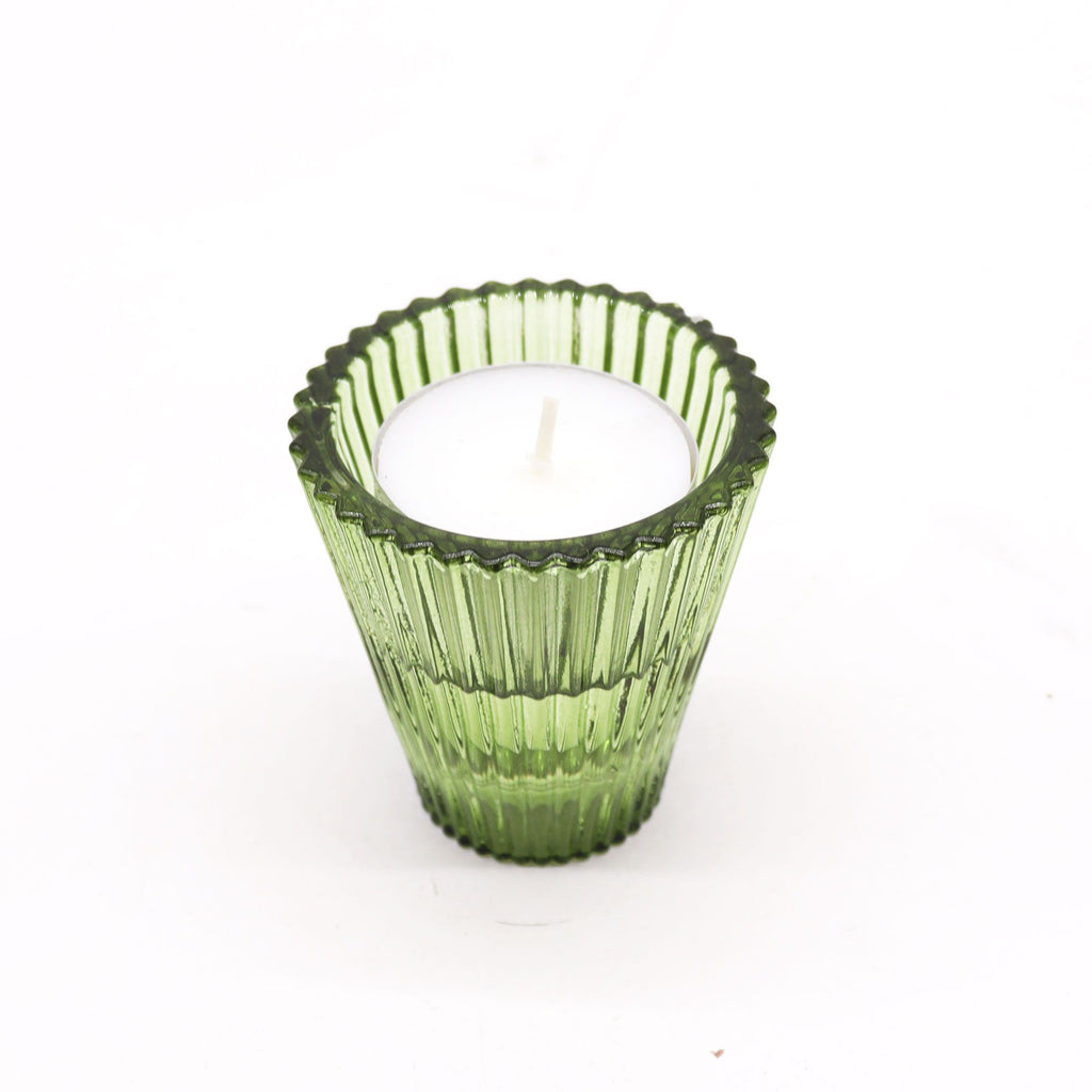 Set of 2 Flip Tealight Holders - Garden Jade – view 2
