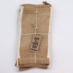 Large Washed Jute Pouch 26x15cm – view 3