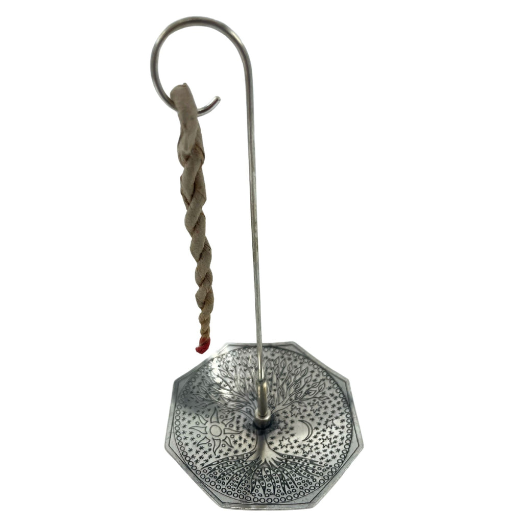 Rope Incense and Silver Plated Holder Set - Tree of Life – view 6