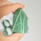 Indian Jade Gemstone Points, approx 8 pieces (0.5 kg) – view 3