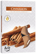 Set of 6 Cinnamon Scented Tealights