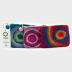 Psychedelic Felt Zipper Pouches - Set of 3