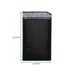 Black Bubble Mailer Envelope 13 x 18cm