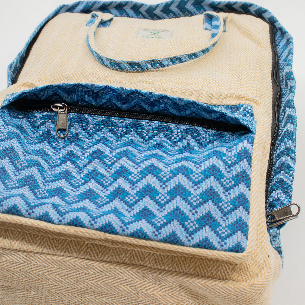 Large Kathmandu Backpack - Dhaka Design (39x28x13cm) – view 6